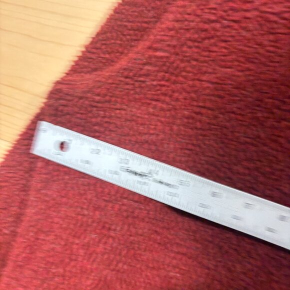 LL Bean Sherpa Fleece Sweater Womens Large Rust Red Mock Neck Pullover Outdoors - Picture 4 of 10